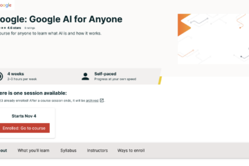 edx und google: google KI for anyone Kursangebot gratis